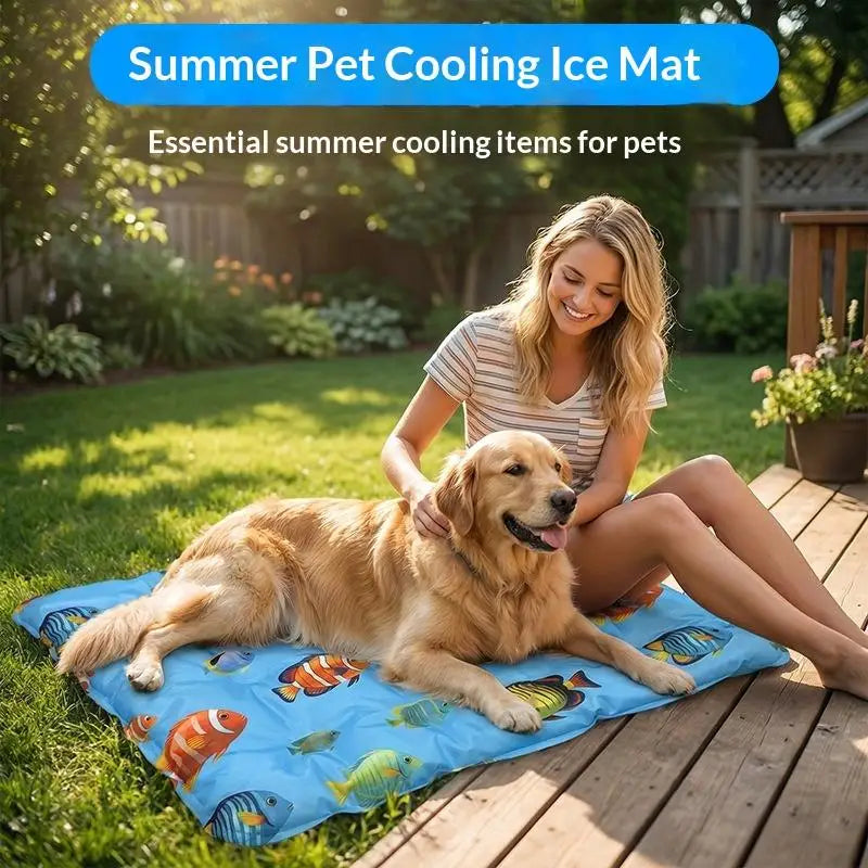 Self-Cooling Gel Dog Mat
