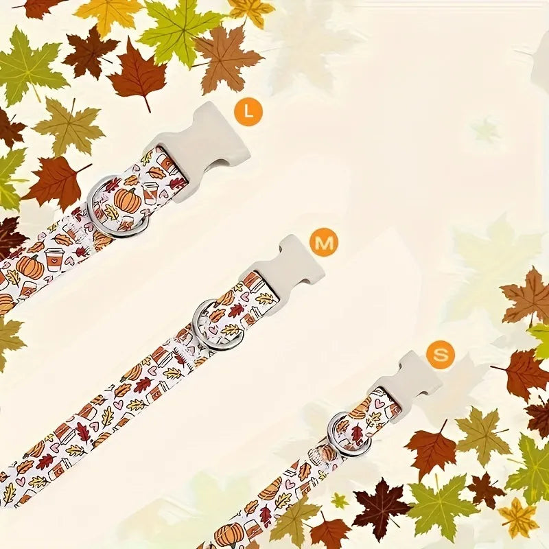 Halloween Pumpkin Dog Leash