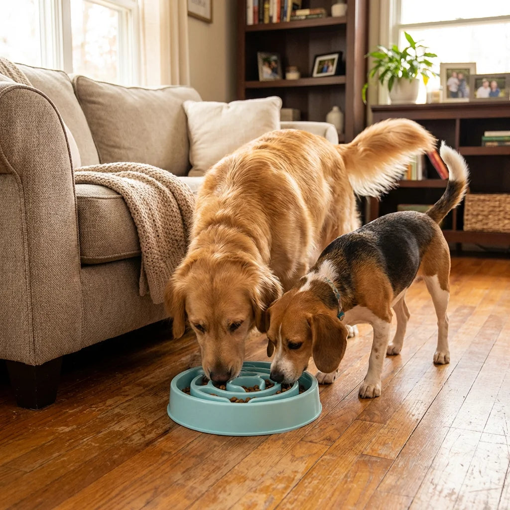Slow Feeder Dog Bowl
