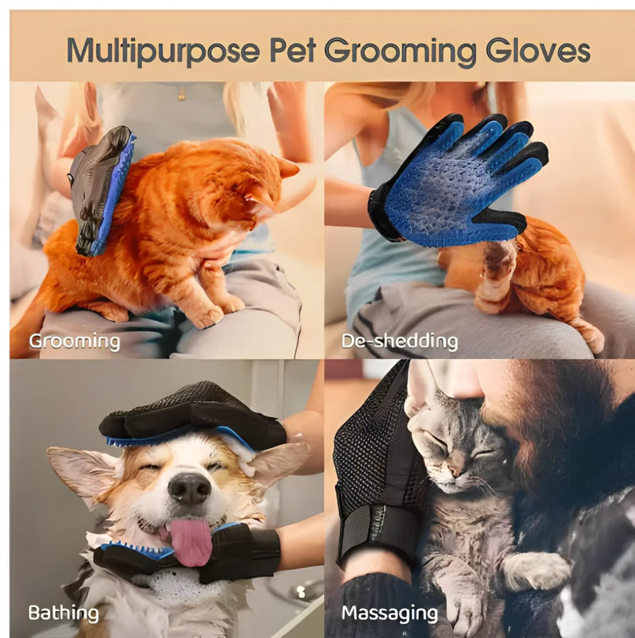 Deshedding Grooming Glove for Dogs