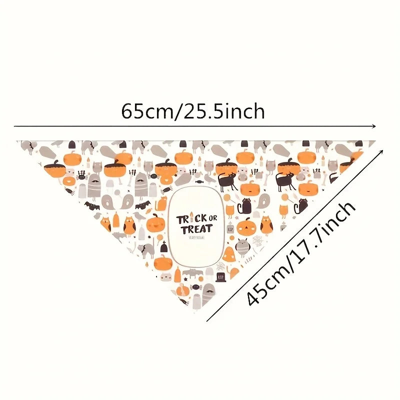 Halloween Dog Bandana 10-Pack