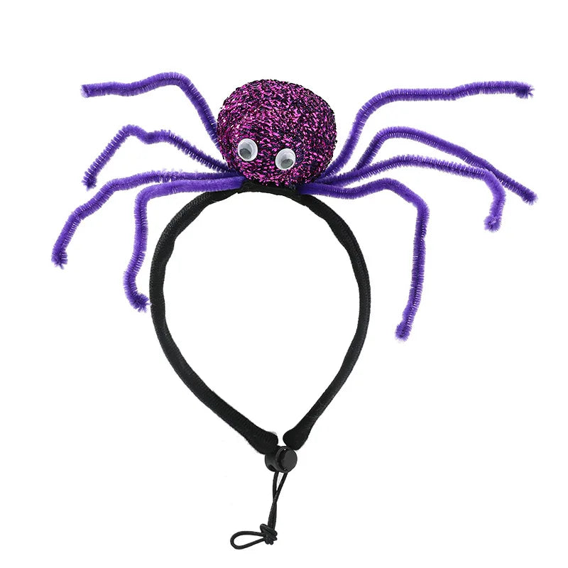 Halloween Spider Headband for Dogs