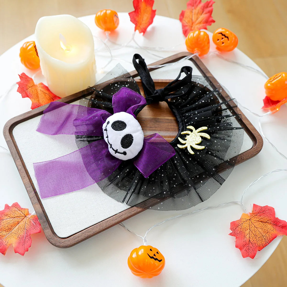 Halloween Knitted Dog Scarf