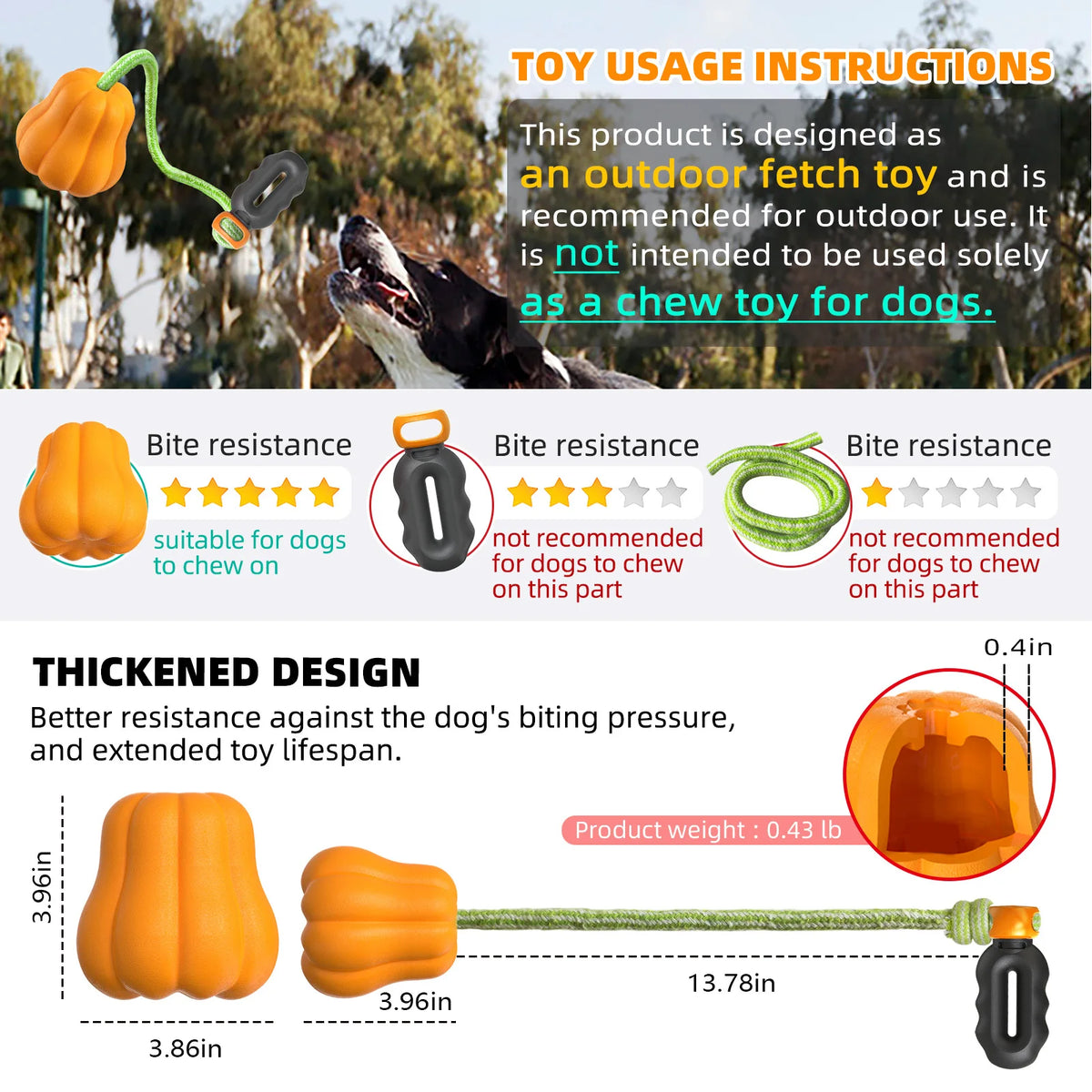 Halloween Rubber Chew Toy