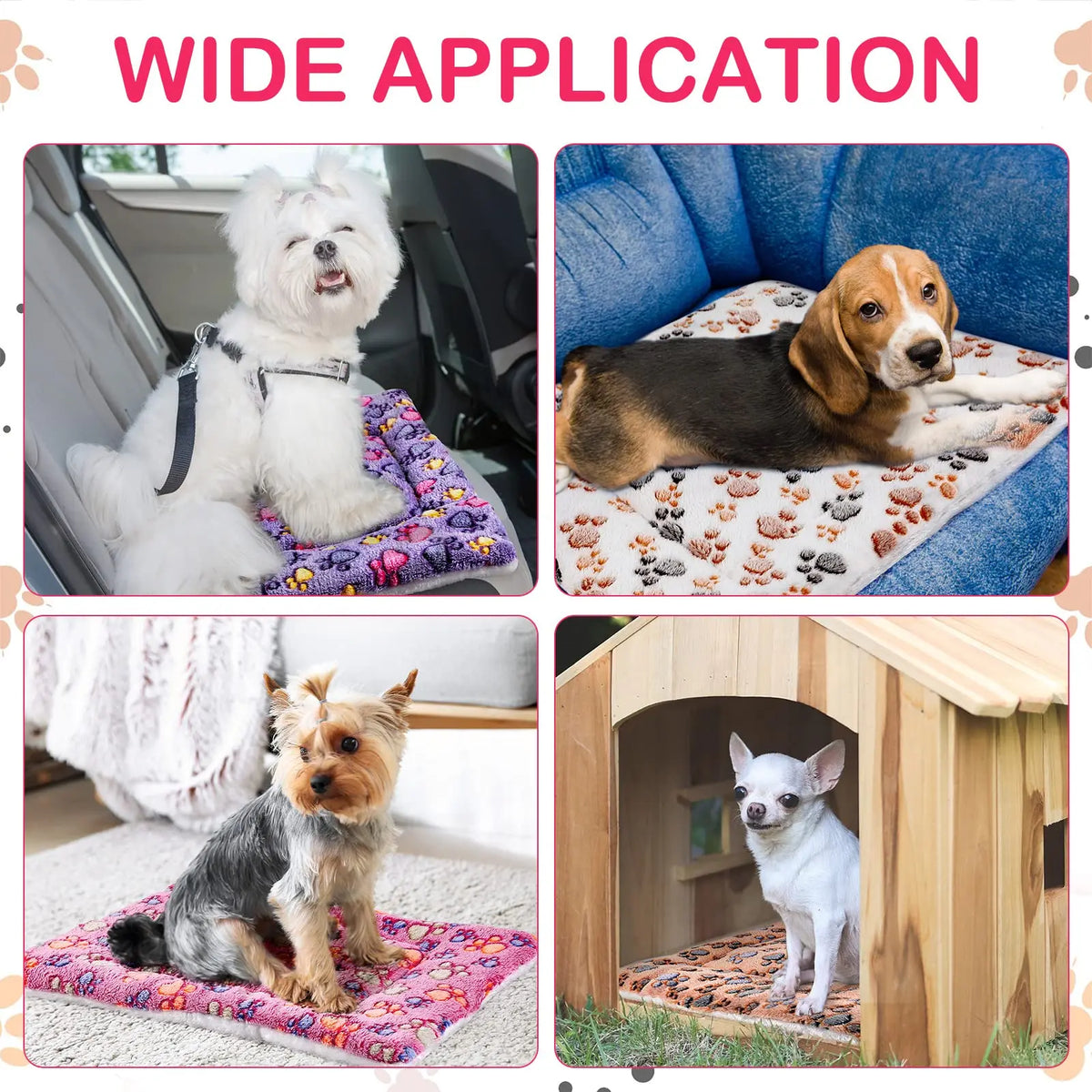 Cozy Fleece Dog Blanket
