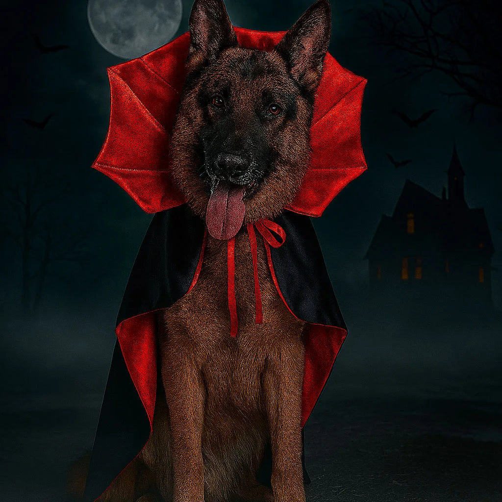 Halloween Vampire Cape for Dogs
