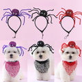 Halloween Spider Headband for Dogs